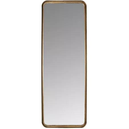 Miroir en métal doré