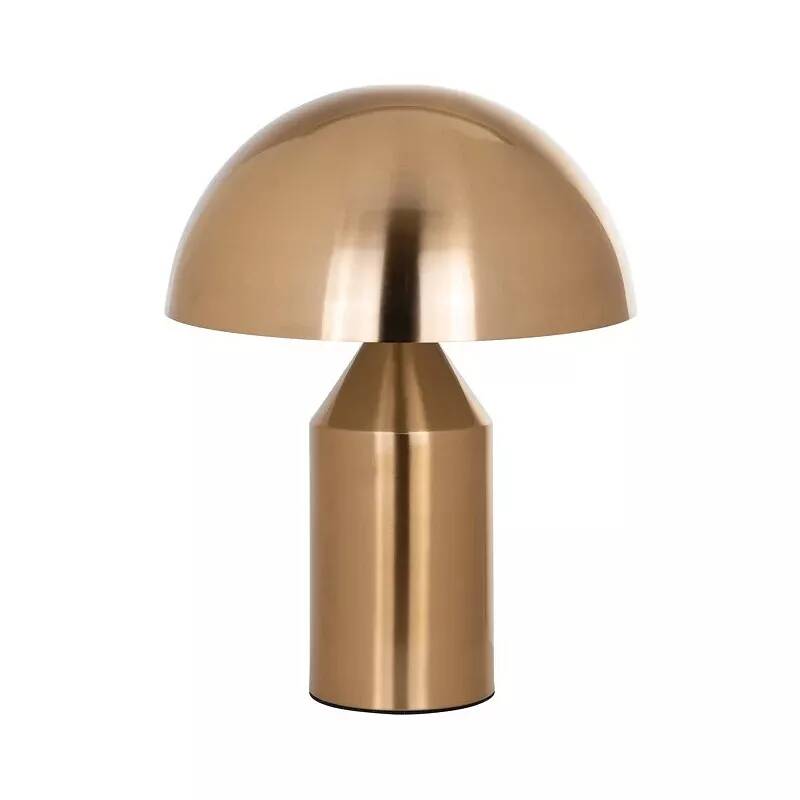 Lampe de table design en métal doré H49