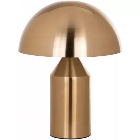 Lampe de table design en métal doré H49