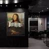 Tableau acrylique Mona-Lisa noir