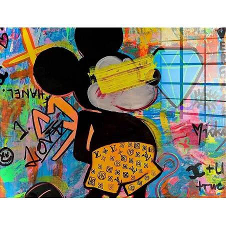 Tableau acrylique Mickey Vacation