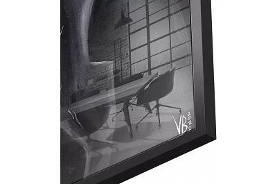 Tableau acrylique Picsou Gangster noir