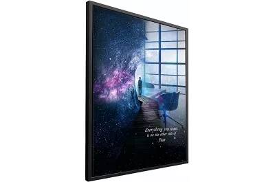 Tableau acrylique Star Galaxy noir