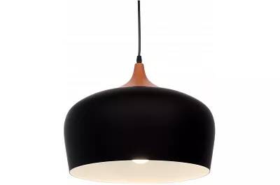 Lampe suspension en métal noir Ø35