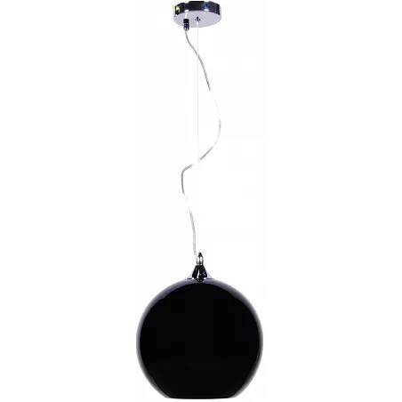 Lampe suspension en verre noir Ø25