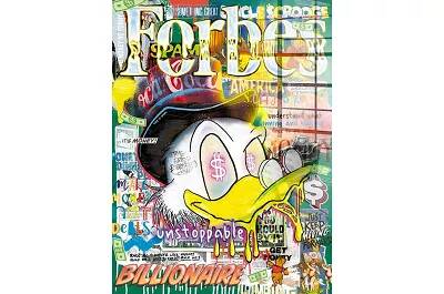 Tableau acrylique Forbes Dagobert Duck
