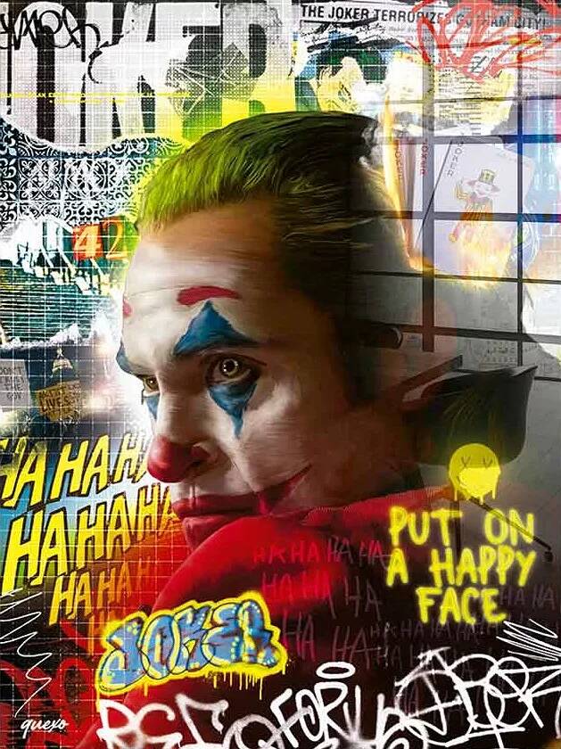Tableau acrylique Joker Style