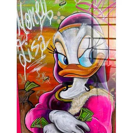 Tableau acrylique Money Lisa Duck