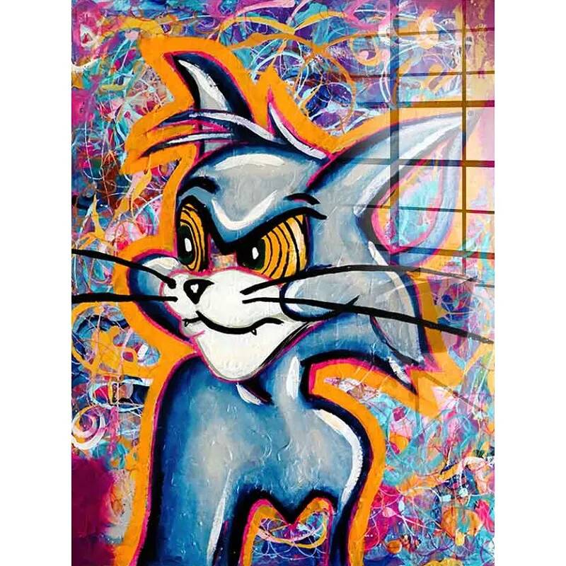 Tableau acrylique Tom Cat