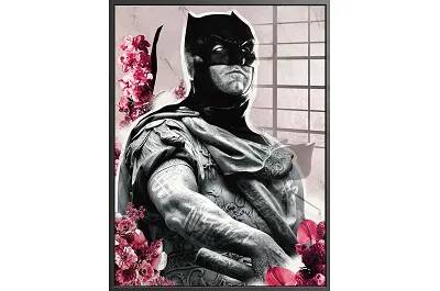 Tableau acrylique Batman Statue noir
