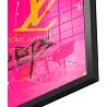 Tableau acrylique Pink Money noir
