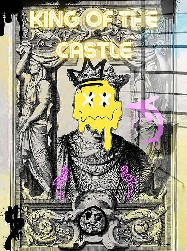 Tableau acrylique King Of The Castle