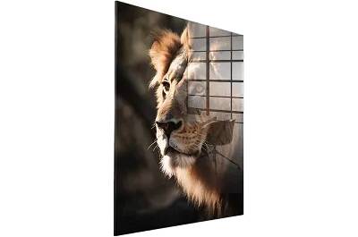 Tableau acrylique Lion