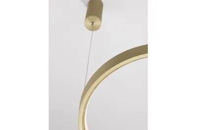 Lampe suspension à LED en aluminium doré Ø40