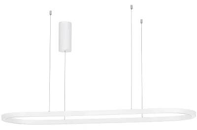 Lampe suspension à LED en aluminium blanc L120