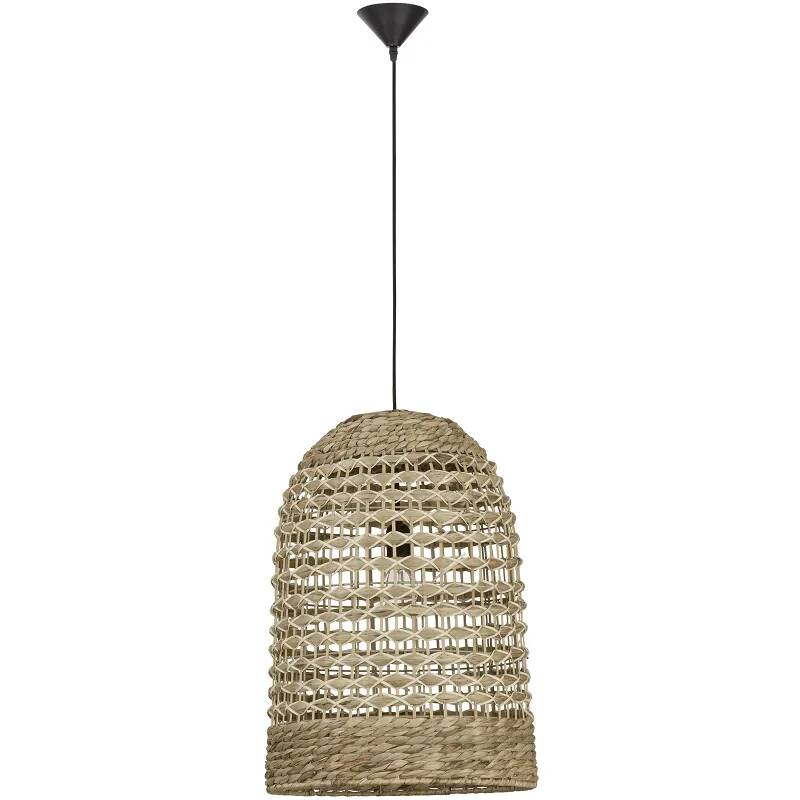 Lampe suspension à LED en jacinthe d'eau séchée Ø42