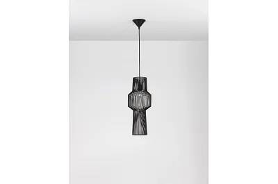 Lampe suspension à LED en aluminium noir Ø27