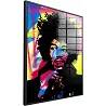 Tableau acrylique Jimi Hendrix noir