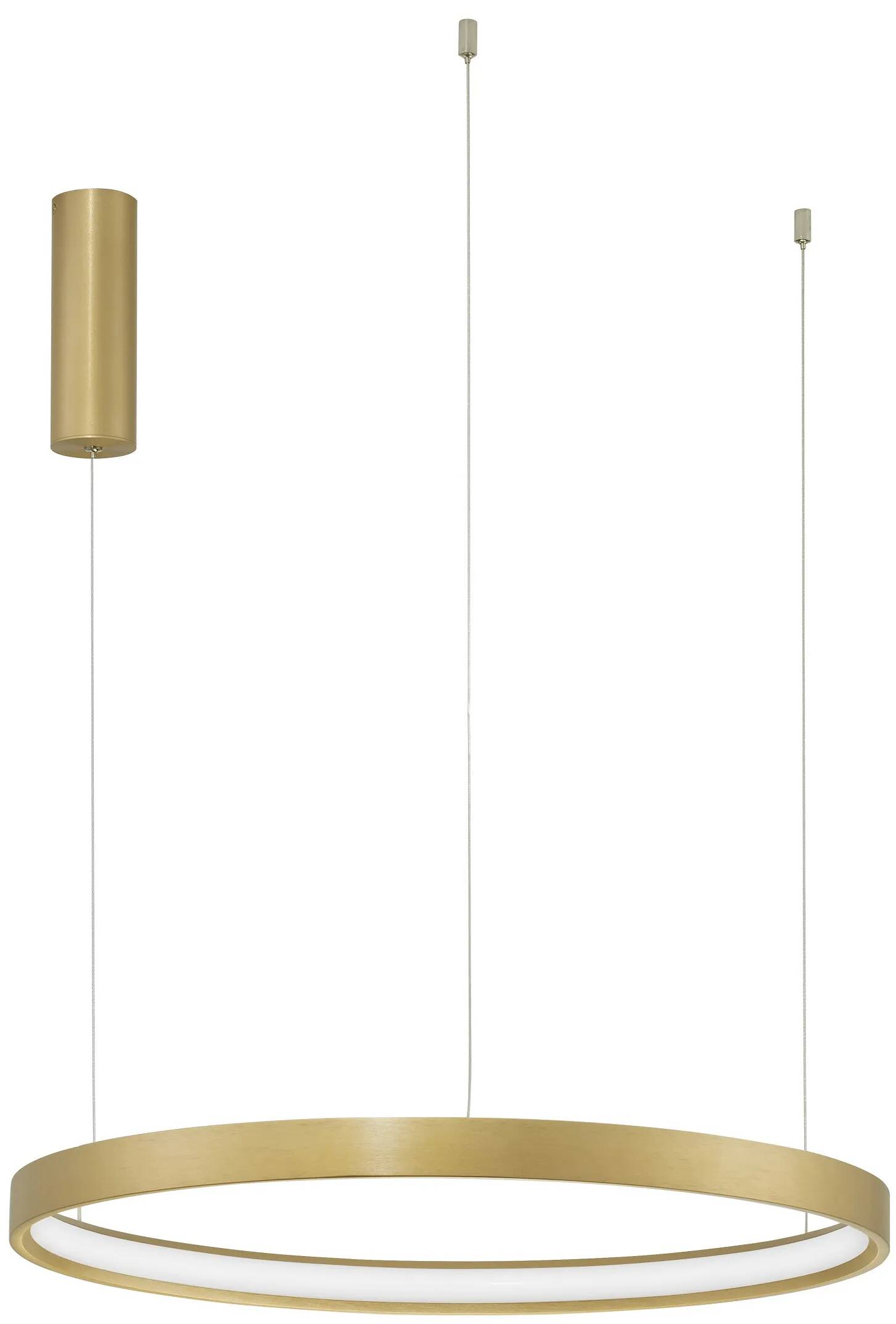 Lampe suspension à LED en aluminium doré Ø60