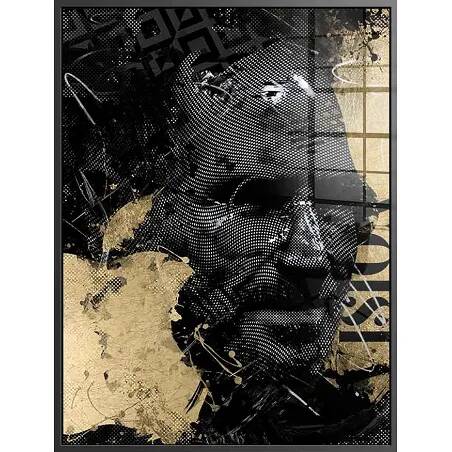 Tableau acrylique Steve Jobs Luxury noir