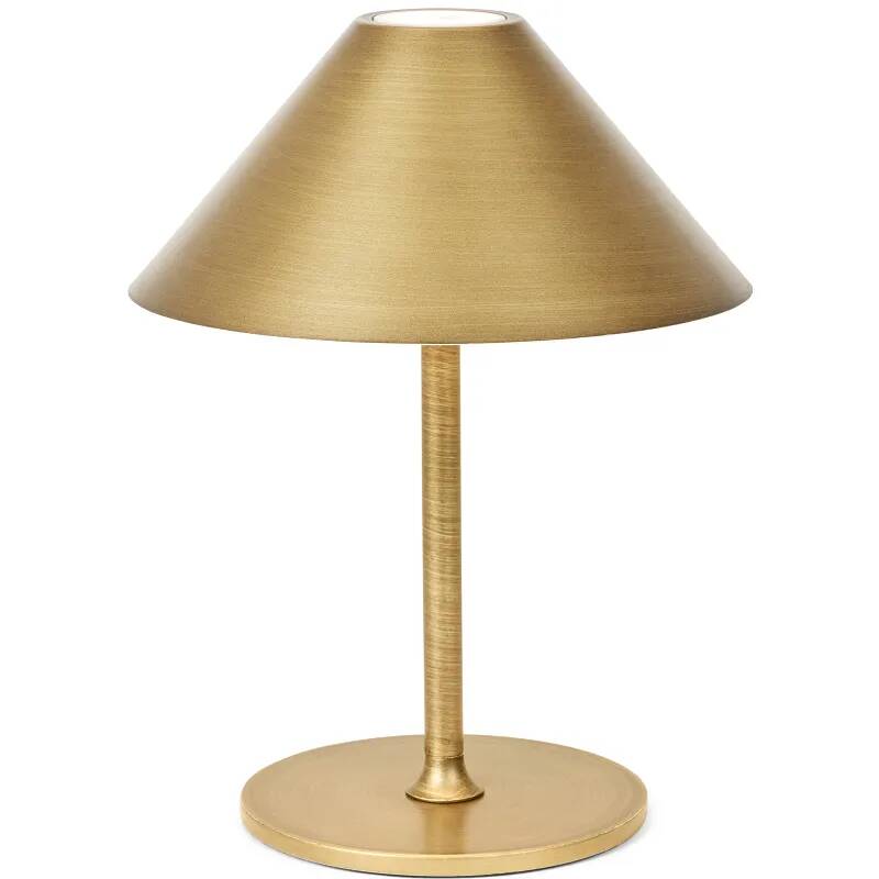 Lampe de table à LED en métal laiton antique Ø15
