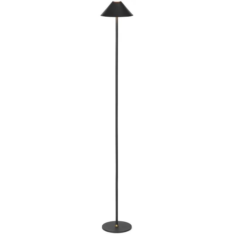 Lampadaire à LED en métal noir H134