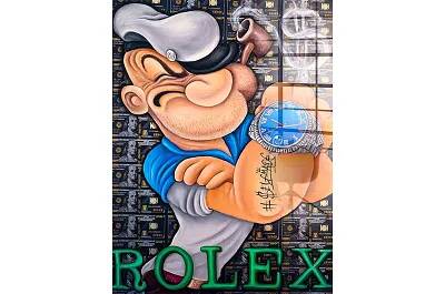Tableau acrylique Rich Popeye