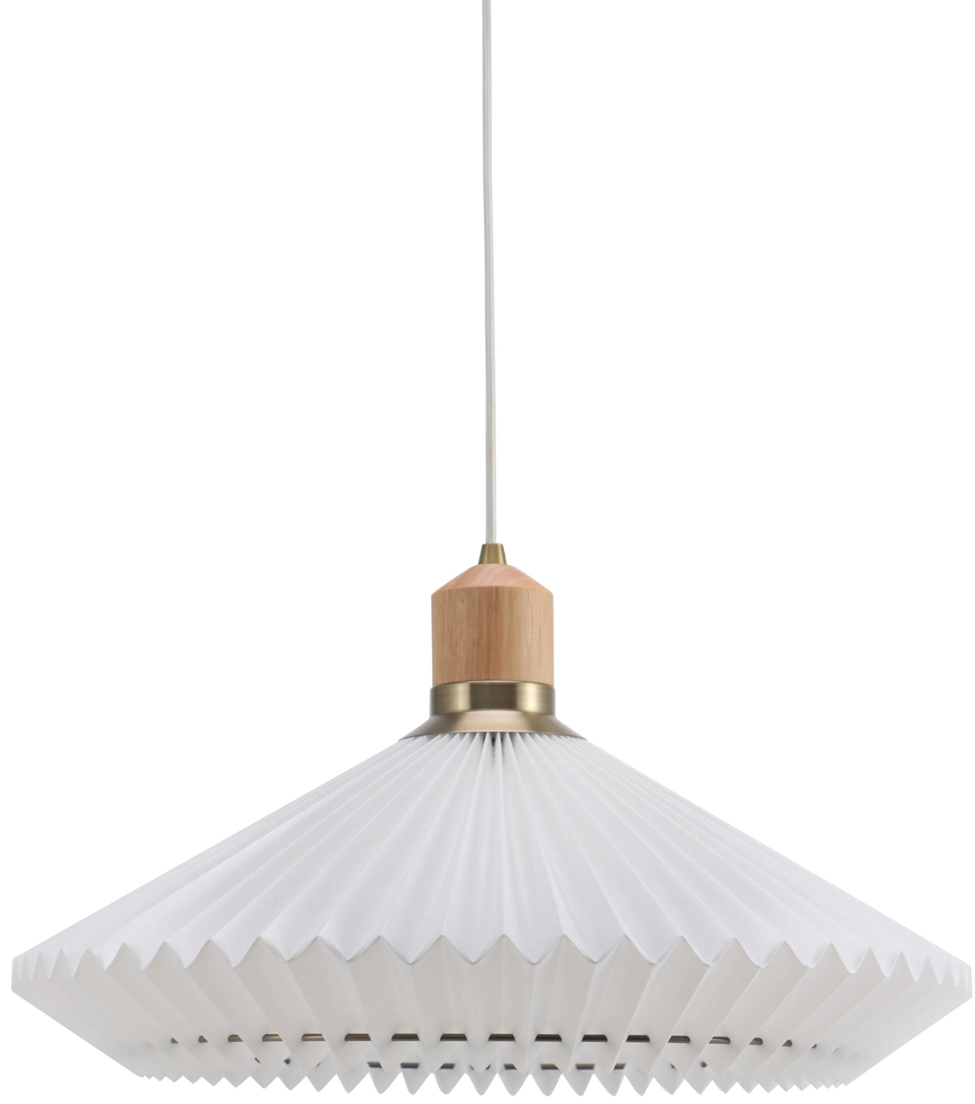 Lampe suspension en PVC blanc Ø56