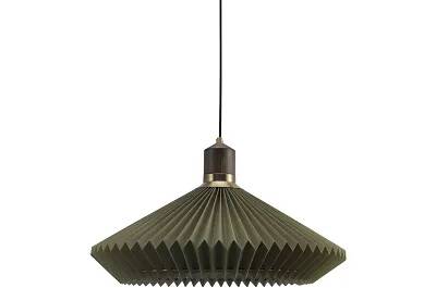 Lampe suspension en PVC vert forêt Ø56