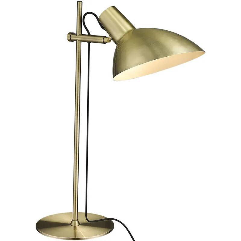 Lampe de table en métal laiton antique H63