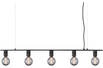 Lampe suspension en métal noir L120