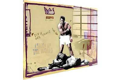 Tableau acrylique Muhammed Ali