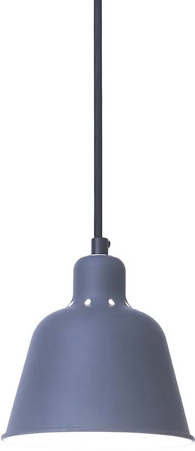 Lampe suspension en métal gris Ø15