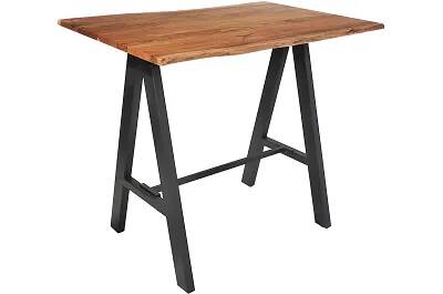Table de bar en bois massif acacia