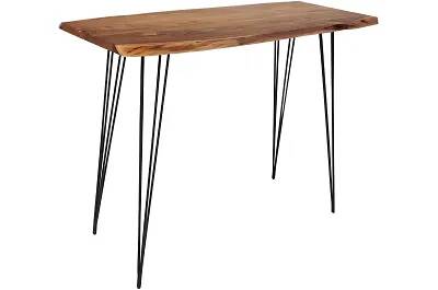 17275 - 185795 - Table de bar en bois massif d'acacia naturel