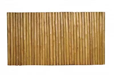 Tête de lit en bois massif teck bambou déco 220x120