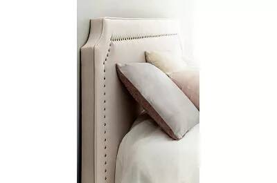 Tête de lit en tissu beige 160x120
