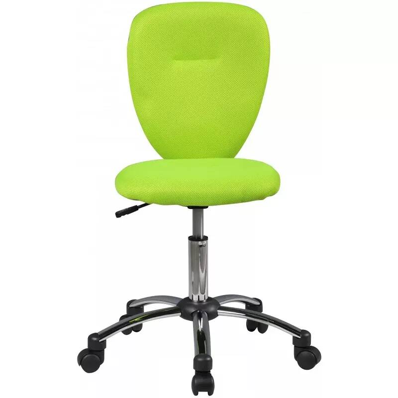 Chaise de bureau enfant vert fluo