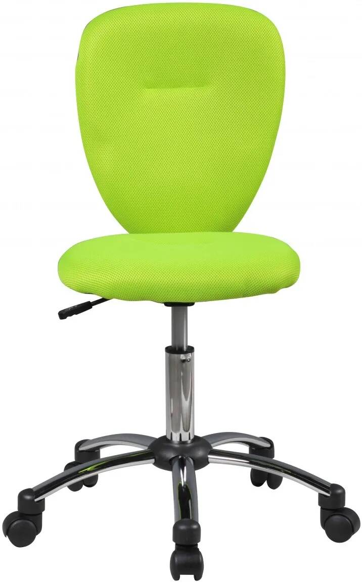 Chaise de bureau enfant vert fluo