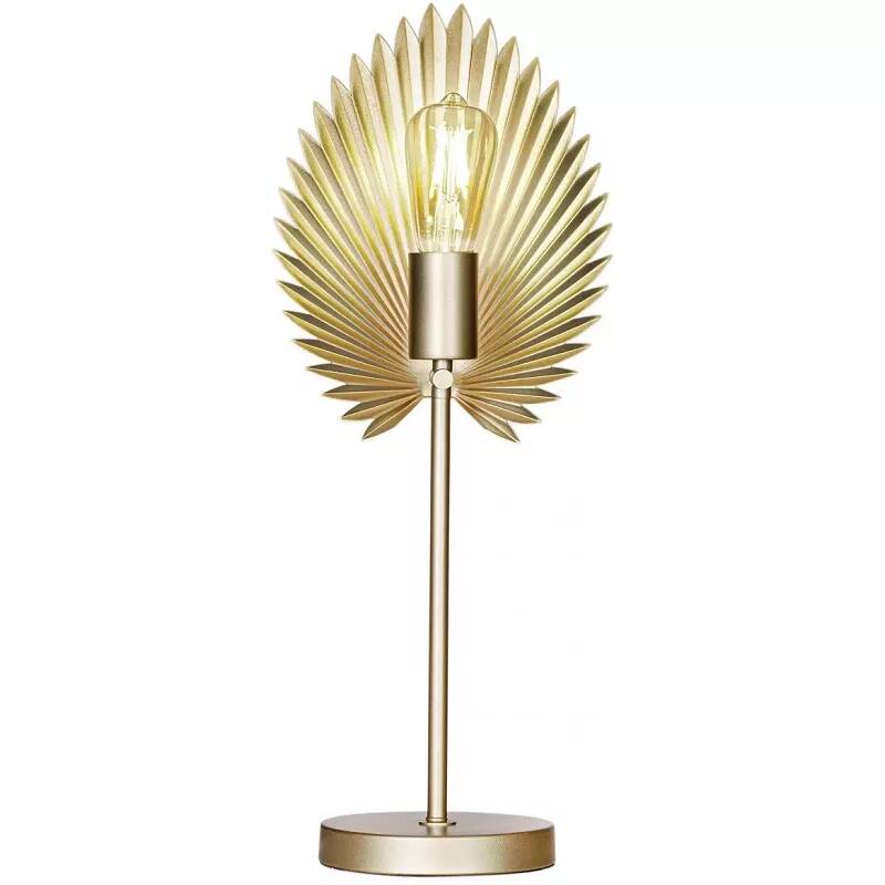 Lampe à poser design à LED en métal doré H55