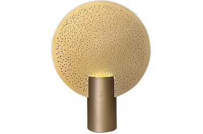 10005 - 113545 - Lampe à poser design à LED en métal doré H50