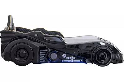 Lit voiture Batmobile full LED noir avec appuie tête noir
