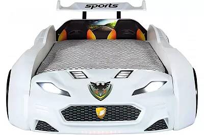 Lit voiture de sport Forza blanc full LED et Bluetooth