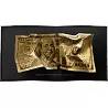 Tableau sur toile Dollars Gold Froissé argent antique