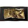Tableau sur toile Dollars Gold Froissé doré antique