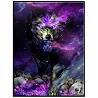Tableau sur toile Weed Loup blanc