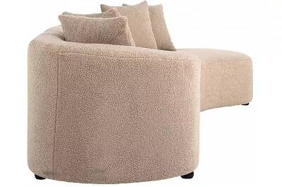 Canapé design en chenille sable furry