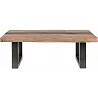 Table basse en bois acacia et acier
