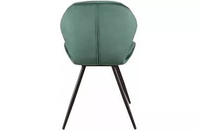 Set de 2 chaises en velours vert