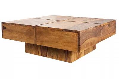 4633 - 130770 - Table basse en bois massif sheesham